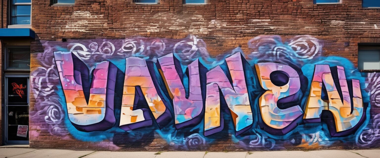  El Poderoso y Vibrante Mural "VAN": Un Tributo a la Artista Urbana 

