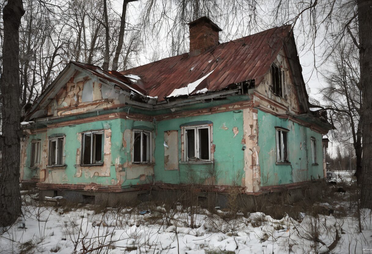  "Detalles Congelados: Las Casas de Chernobyl"

