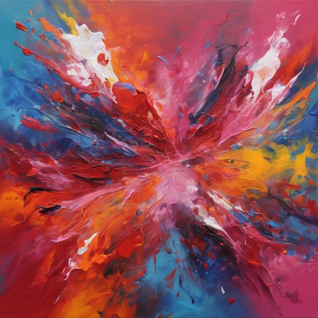  "Pasión Abstracta: Un Viaje por el Amor"

