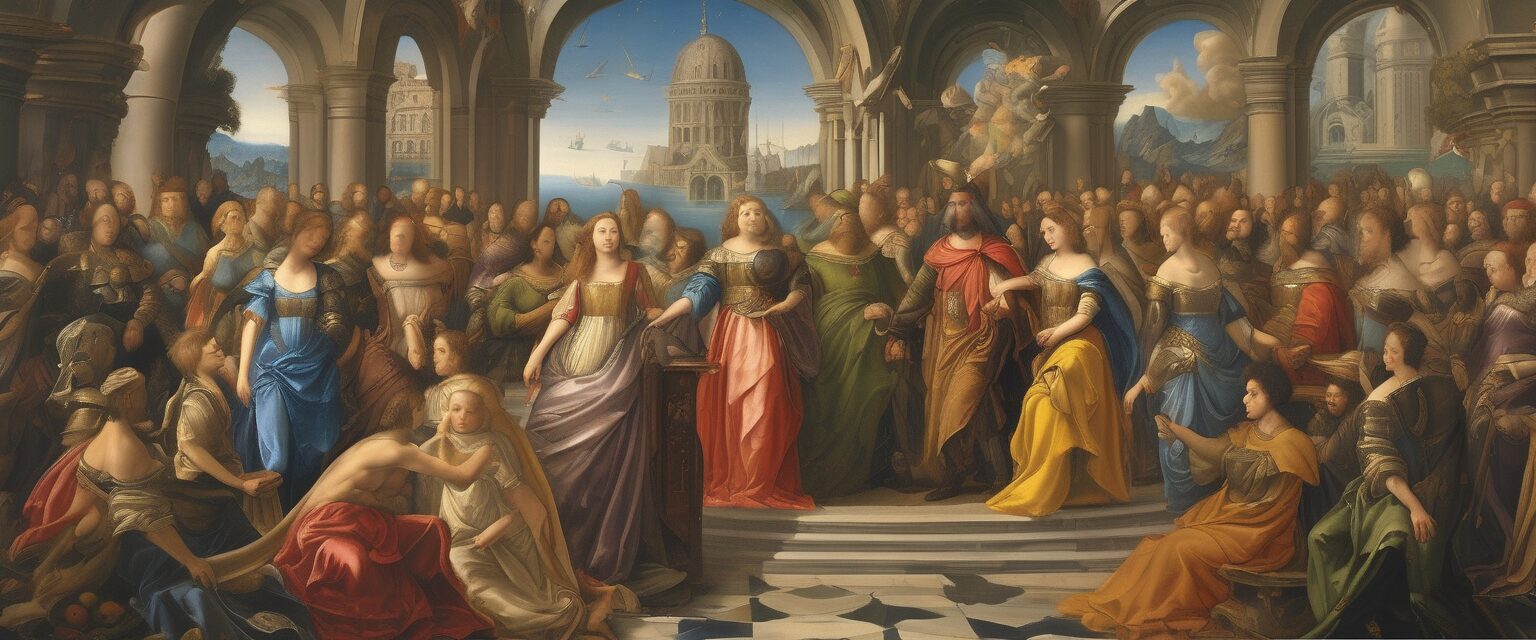  "Deidades Futuristas: Un encuentro renacentista con el mañana"

