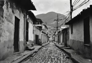  "Paisaje urbano venezolano: Impresiones monocromáticas del siglo XIX"

