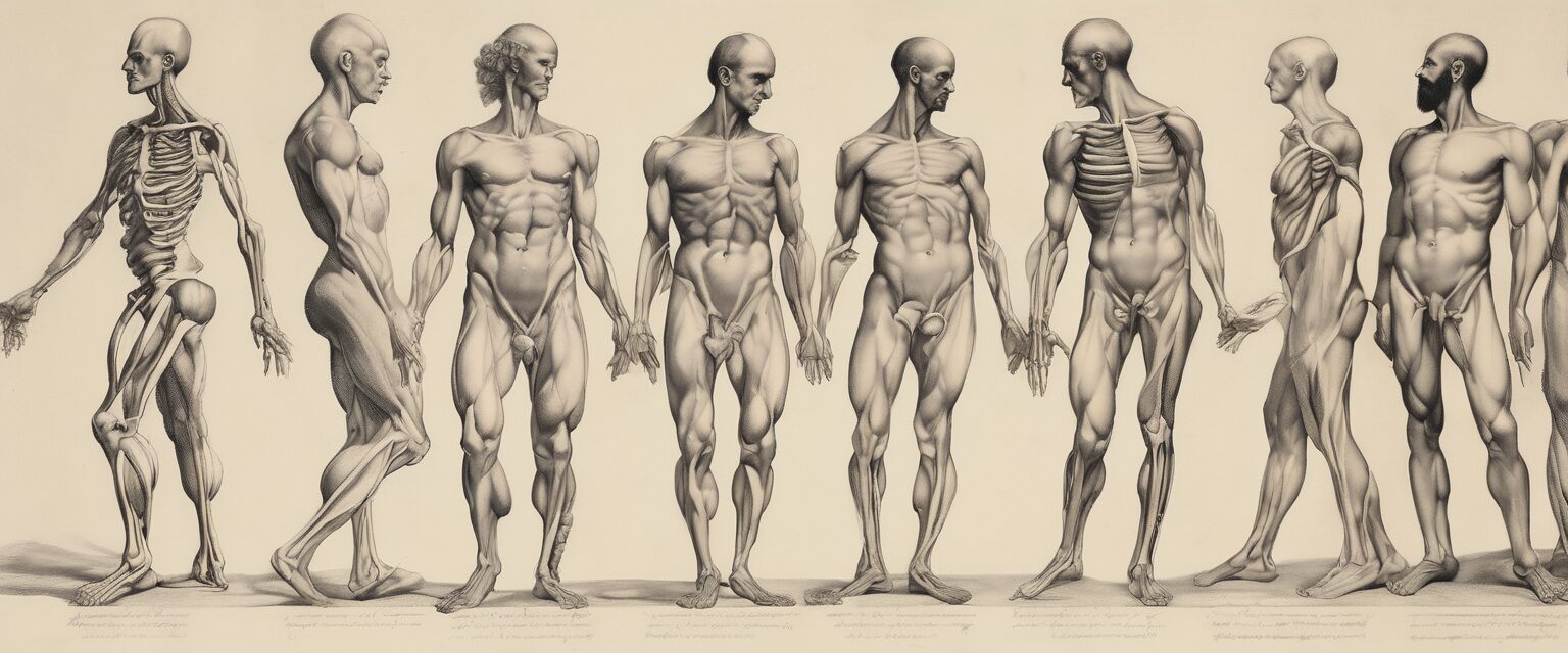  "Estudio Renacentista del Cuerpo Humano"

