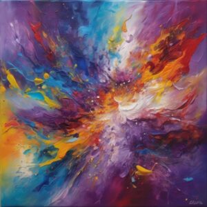  "Travesía Espiritual: Un Retrato Abstracto de Prácticas Universales"

