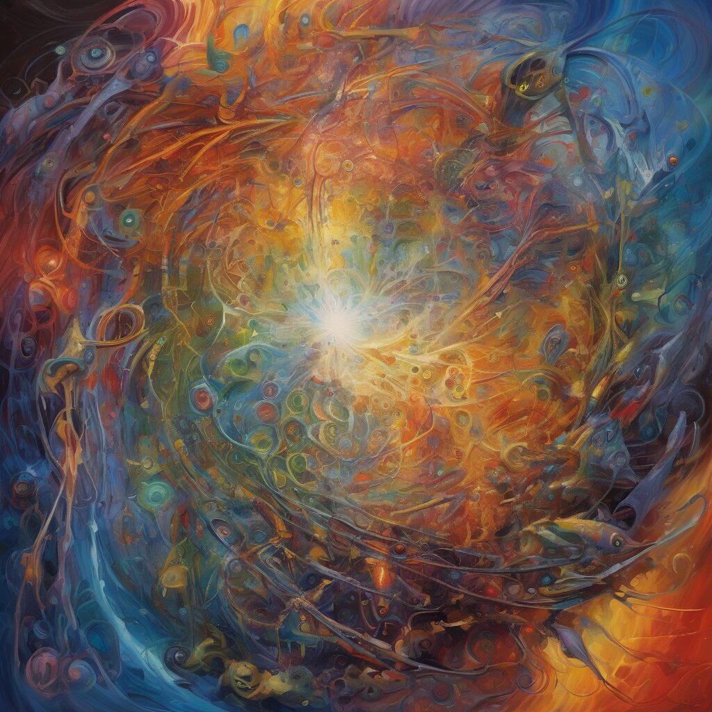  "Renacimiento Posthumano: Una Sinergia Colorida"

